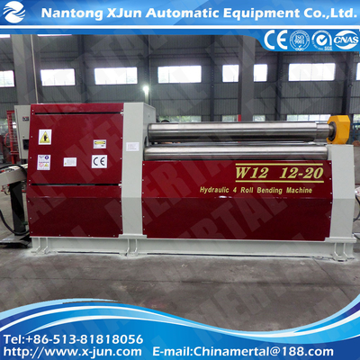 China Hydraulic CNC Plate Bending Machine /4 Rolls Plate Rolling Machine with Ce Standard supplier