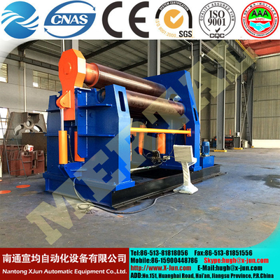 China Hot! Mclw12xnc-60*3000 Large Hydraulic CNC Four Roller Plate Bending/Rolling Machine supplier