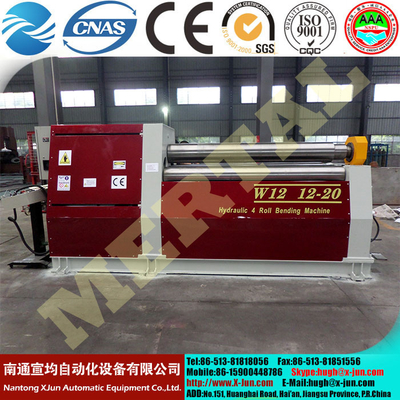 China MCLW12CNC-10*2000 Hydraulic 4 Roller Plate Rolling/bending Machine with CE Standard supplier