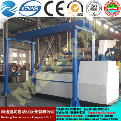 China Hot ! High Quality Hydraulic 4 Roll CNC Plate Rolling Machine with Ce Standard,Italy supplier