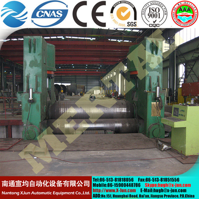 China High quality China Supplier 3 rollers hydraulic plate bending machine supplier