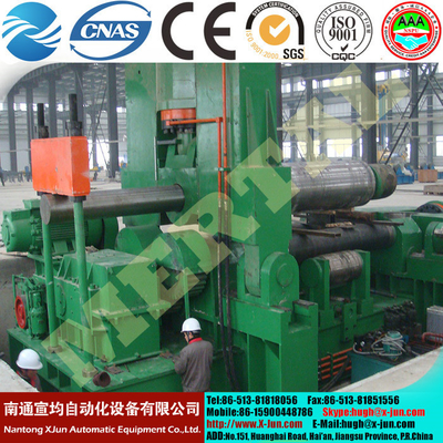 China CE approved 12x2000mm 3 roller steel sheet heavy duty plate rolling machine supplier