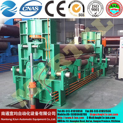 China Customized High quality China Supplier 3 rollers hydraulic plate bending machine 25*3100mm supplier