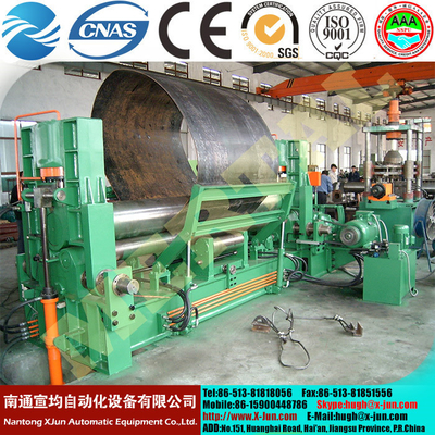 China MCLW11SNC-8*8000 Oil tanker special-purpose 3 plate rolling machine,plate bending machine supplier