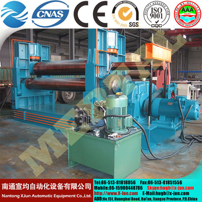 China MCLW11NC-20*2300 hydraulic symmetric three roller plate rolling machine,bending mchine supplier