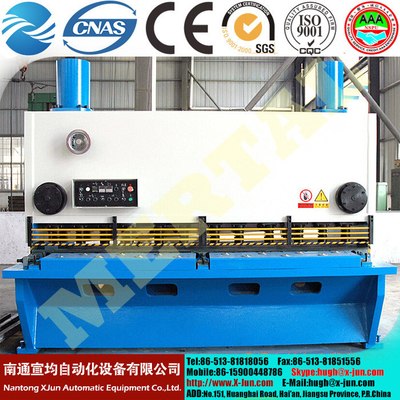 China NC Control Guillotine Shearing Machine E21S CE Standard for Plate Sheet Cutter supplier