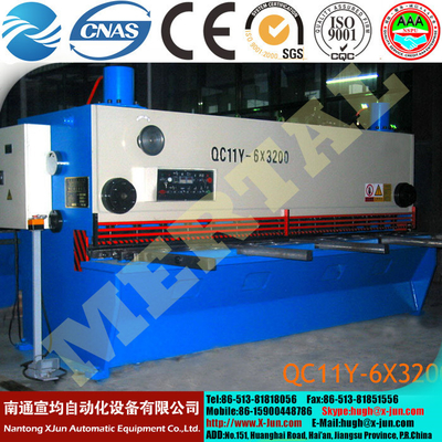 China QC11Y-32*2500 Hydraulic Guillotine Shearing Machine ,Steel Plate Cutting Machine,shearing machine supplier