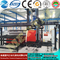 High Quality Hydraulic 4 Roll CNC Plate Rolling Machine with Ce Standard,Italy supplier