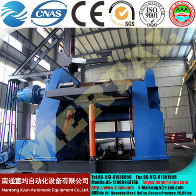 China Hydraulic CNC Plate rolling machine  4 Roll Plate Rolling Machine with CE Standard supplier
