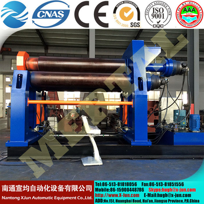 China MCLW12CNC-10*2000 Hydraulic 4 Roller Plate Rolling/bending Machine with CE Standard supplier