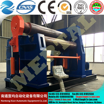 China MCLW12NC-60*3200 4 Roll Plate Rolling/bending Machine with CE Standard,Feeding platform supplier