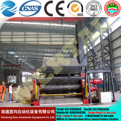 China MCLW12NC-60*3500 Hydraulic 4 Roll Plate Rolling/bending Machine with CE Standard supplier