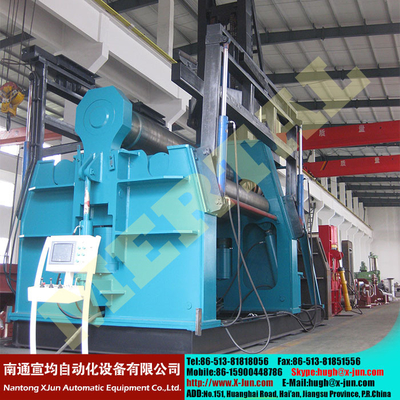 China Hot! Hydraulic CNC Plate rolling machine/Italian imported machine,4 roller plate rolling machine supplier