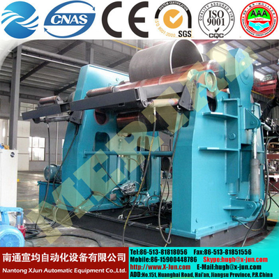 China CNC Plate Bender Rolling Machine Hydraulic CNC Four Roller Panel Rolling Forming Machine supplier