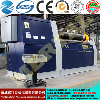 China Hydraulic CNC Plate Rolling Machine /4 Roll Plate Rolling Machine with Ce Standard supplier