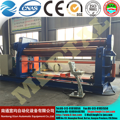 China Hydraulic CNC Plate rolling machine /4 Roll Plate Rolling Machine with CE Standard supplier