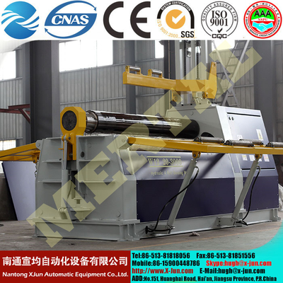 China MCLW12CNC-12*2000 Hydraulic 4 Roller Plate Rolling/bending Machine with CE Standard supplier