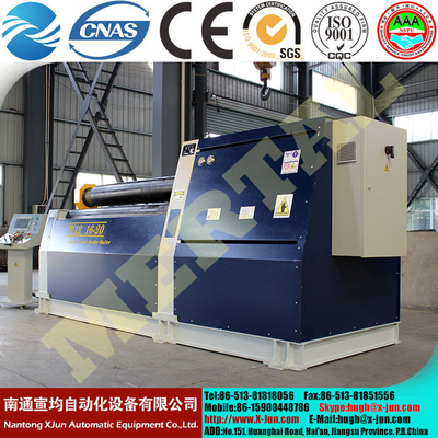 China Promotional Mclw12CNC-50*3200 Large Hydraulic CNC Four Roller Plate Bending/Rolling Machine supplier