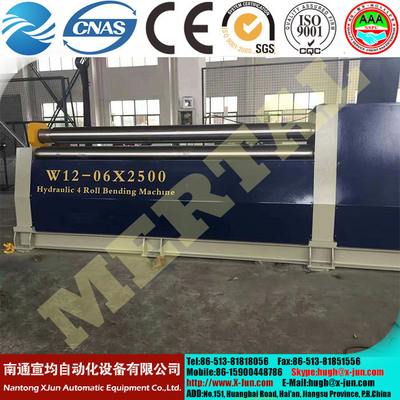 China MCLW12NC-60*3500 Hydraulic 4 Roll Plate Rolling/bending Machine with CE Standard supplier