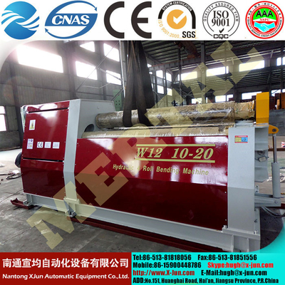 China MCLW12CNC-10*2000 Hydraulic 4 Roller Plate Rolling/bending Machine with CE supplier