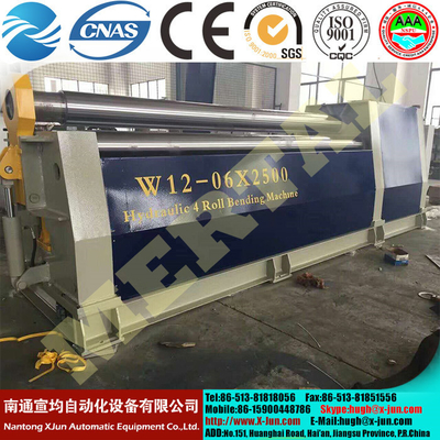 China MCLW12NC-60*3500 Hydraulic 4 Roll Plate Rolling/bending Machine with CE Standard supplier