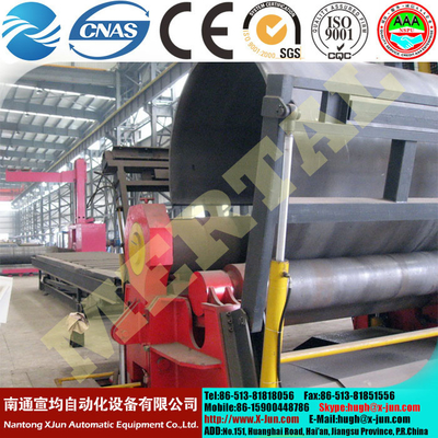 China Hot! MCLW12HXNC-60*3500Wind tower manufacturing Hydraulic CNC Plate rolling machine supplier
