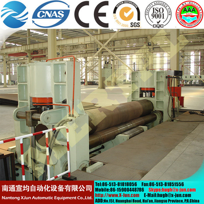 China MCLW11SNC-8*8000 Oil tanker special-purpose 3 plate rolling machine,plate bending machine supplier