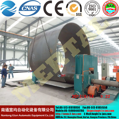 China High quality China Supplier 3 rollers hydraulic plate bending machine 25*3100mm supplier