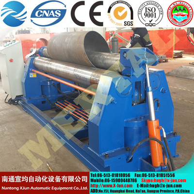 China Spot! MCL W11NC on a fully hydraulic CNC plate bending machine,hydraulic symmetric plate rolling machine supplier