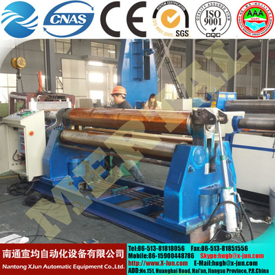 China MCLW11-25X2500 Mechanical three roller plate bending machine, plate rolling machine export supplier
