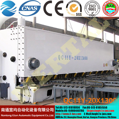 China Hydraulic Guillotine Shearing Machine , Hardware Steel Plate Cutting Machine supplier