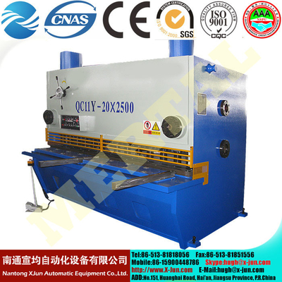 China Hydraulic Guillotine Shearing Machine , Hardware Steel Plate Cutting Machine supplier