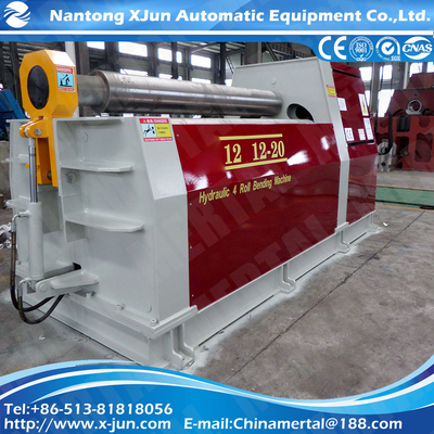 Hot! Mclw12CNC-120X3000 Rectangular and Shaped Special CNC Four Rollers Plate Rolling Machine supplier