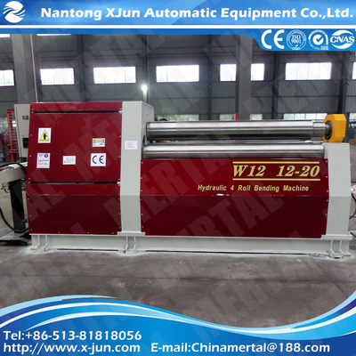 Hot! Mclw12CNC-120X3000 Rectangular and Shaped Special CNC Four Rollers Plate Rolling Machine supplier