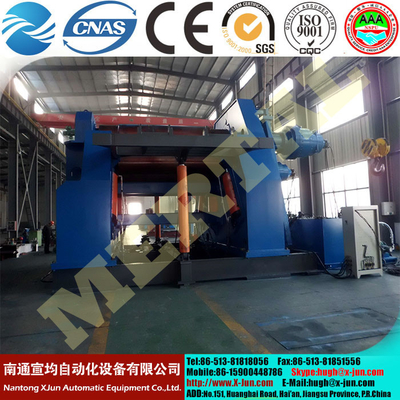 Mclw12CNC-120X3000 Rectangular and Shaped Special CNC Four Rollers Plate Rolling Machine supplier