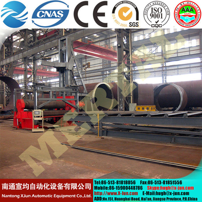 CNC Machine MCL W11STNC on a fully hydraulic CNC small roller Universal plate bending machine supplier