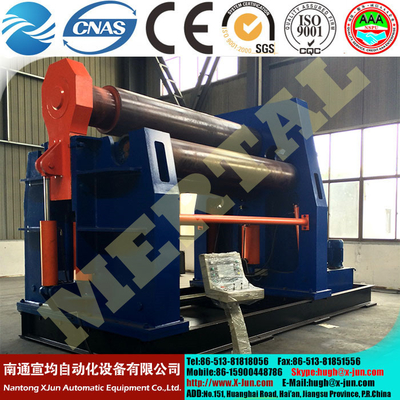 Ce Approved CNC Plate Bender Rolling Machine Hydraulic CNC Four Roller Panel Rolling Forming Machine supplier