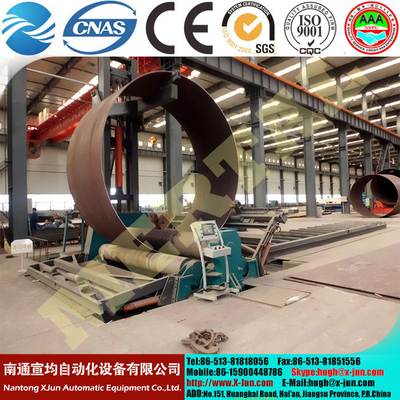 Wind tower manufacturing Hydraulic CNC Plate rolling machine,plate bending machine supplier