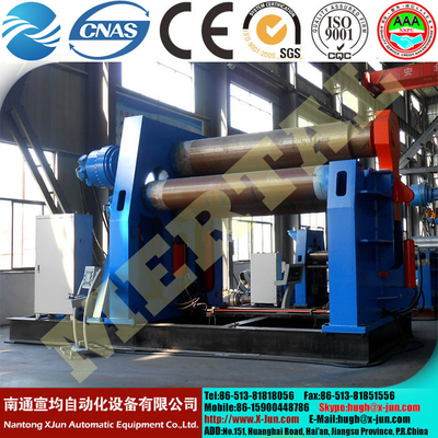 Ce Approved CNC Plate Bender Rolling Machine Hydraulic CNC Four Roller Panel Rolling Forming Machine supplier