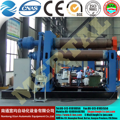 Factory Manufactured Hydraulic 4 Roller CNC Plate rolling machine  with CE Standard supplier