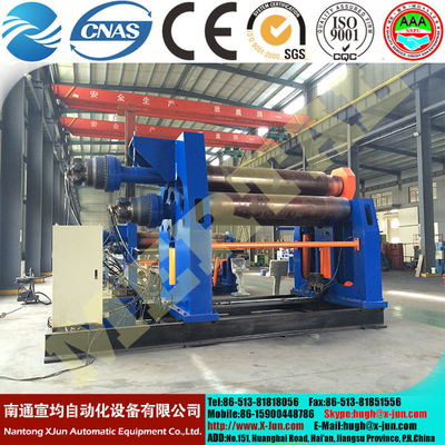 Hydraulic CNC Plate Rolling Machine 4 Rolls Plate Rolling Machine with CE Standard supplier