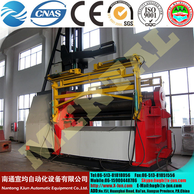 CNC Plate Bender Rolling Machine Hydraulic CNC Four Roller Panel Rolling Forming Machine supplier