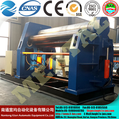 CNC Plate Bender Rolling Machine Hydraulic CNC Four Roller Panel Rolling Forming Machine supplier