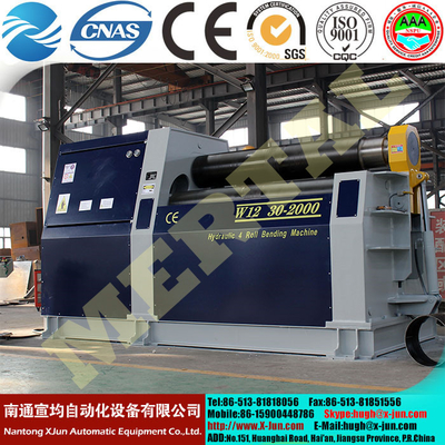 CNC machine Hydraulic CNC Plate rolling machine /4 Roll Plate Rolling Machine with CE Standard supplier