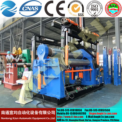 CNC machine Hydraulic CNC Plate rolling machine /4 Roll Plate Rolling Machine with CE Standard supplier