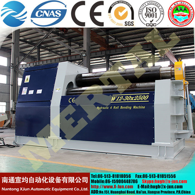 Best Quality Hydraulic 4 Roller CNC Plate rolling machine  with CE Standard supplier