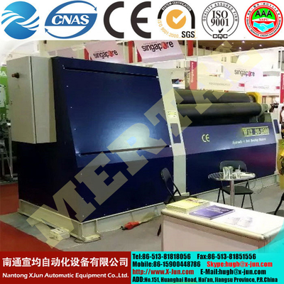 Hydraulic Plate rolling machine /4 Roll Plate Rolling/bending Machine with CE Standard supplier