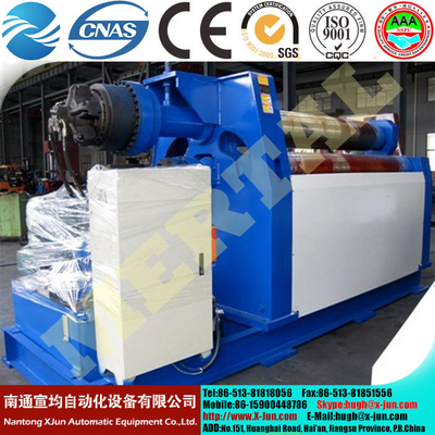 CNC Mclw12CNC-80*3000 Large Hydraulic Four Roller Plate Bending/Rolling Machine supplier