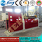 Hydraulic plate rolling machine 4 roller CNC steel plate bending rolling machine supplier