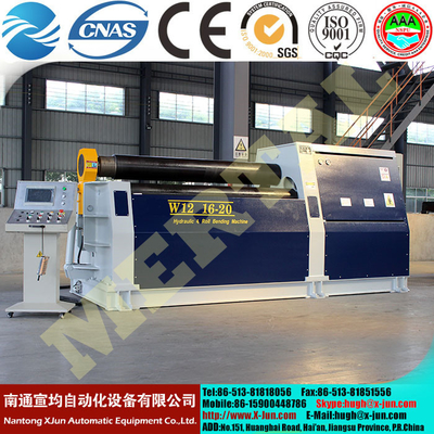 Factory Manufactured Hydraulic 4 Roller CNC Plate rolling machine  with CE Standard supplier